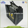 Recycle Black PP Woven Advertising Tote Bag